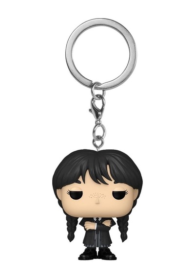 Funko Pop Anahtarlık Wednesday Addams With Black Coat