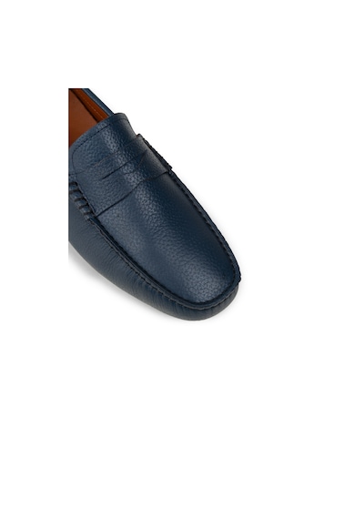 Deery Erkek Hakiki Deri Mavi Loafer Penny - E0920mmvıc01