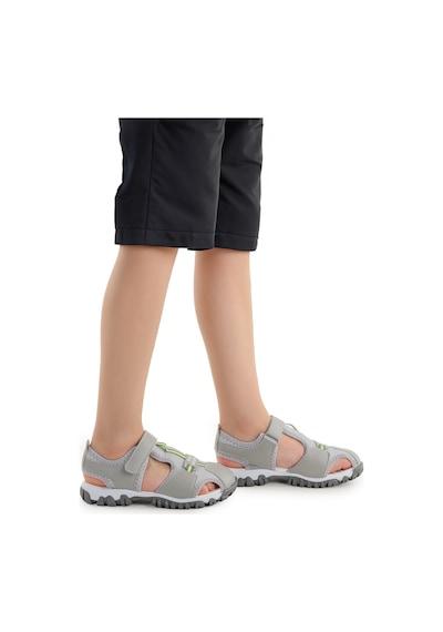 Kiko Kids Erkek Çocuk Sandalet Arz 2399 Açık Gri