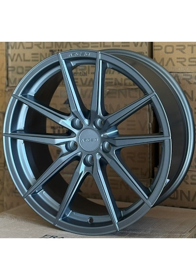 5 112 18 8.0 Et33 Ch72.6 Matt Gun Metal Arceo Monaco Jant