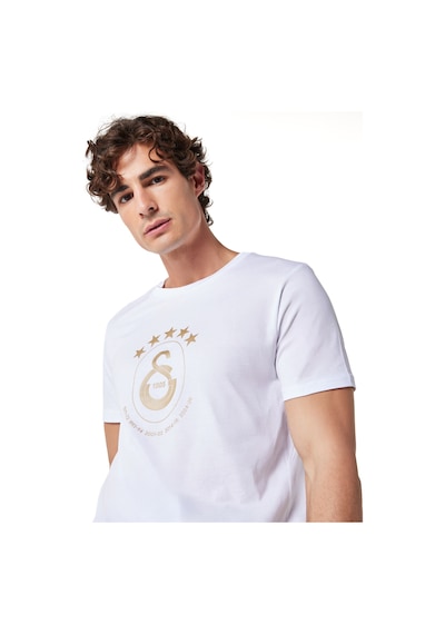 Gsstore Galatasaray 5 Yıldız T-shirt E251352-2 Beyaz
