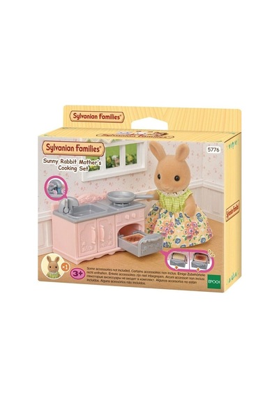 5786 Sylvanian Families Sunny Tavşan Anne Ve Pişirme Seti +3 Yaş