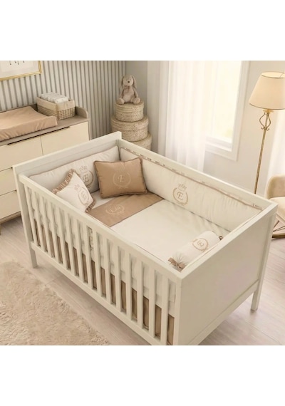 İsim Nakışlı Bebek Uyku Seti 80x140