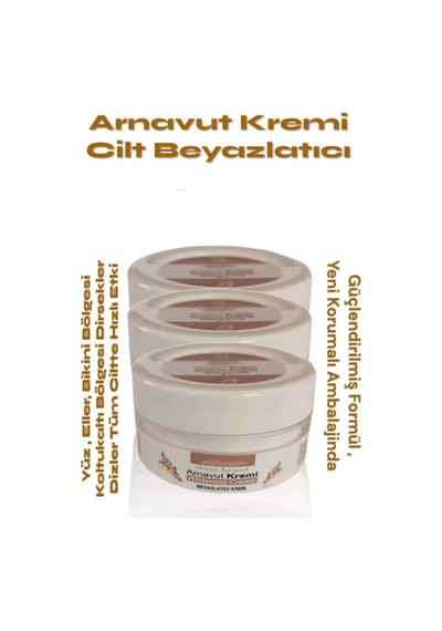 Three Brand Whitening Cream Arnavut Kremi 100 Ml Kremi X 3 Adet