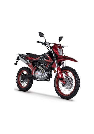 Kuba Race125 Cross Motosiklet Kırmızı