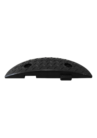 Oval Hız Kesici Kapağı, Yol Kasisi Kapağı 10 X 30 X 5 Cm Siyah-3440