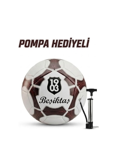 Resmi Lisanslı 3 Büyükler Futbol Topu - Fb, Gs, Bjk Özel Tasarım, No:5 Standart Boy Taraftar Topu Siyah Beyaz
