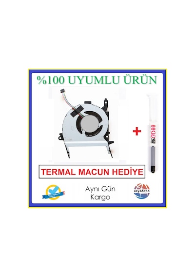 Asus Uyumlu X556 A556 Ef75070S1-C430-S9A Fan Cpu İşlemci Fanı