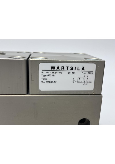 Seitz 123.211.00 603/41 Model 5/2 Yönlü Pnömatik Valf Dn10 0 40 Bar