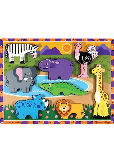 Melissa And Doug Ahşap Tombul Yapboz Safari