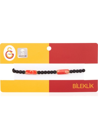 Gsstore Galatasaray Doğal Taş Hematit,oniks,varasit Makrome Bileklik U251238