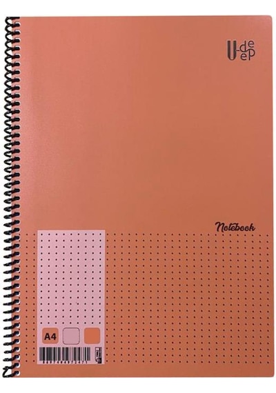 Umut U-Deep A4 Spiralli Defter Pp. Kapak 72 Yp. Çizgisiz