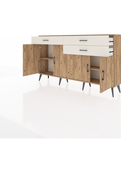 Arges Konsol 2 Raflı 3 Çekmeceli 4 Kapaklı 176x30x99 Çam-çam/ayta Çam-çam/aytaşı Arges Konsol 2 Raflı 3 Çekmeceli 4 Kapaklı 176x30x99 Çam-çam/ayta Çam-çam/aytaşı