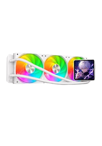 Gametech Vısıon 360mm Argb Fanlı Lcd Ekranlı Sıvı Soğutma Sistemi Beyaz