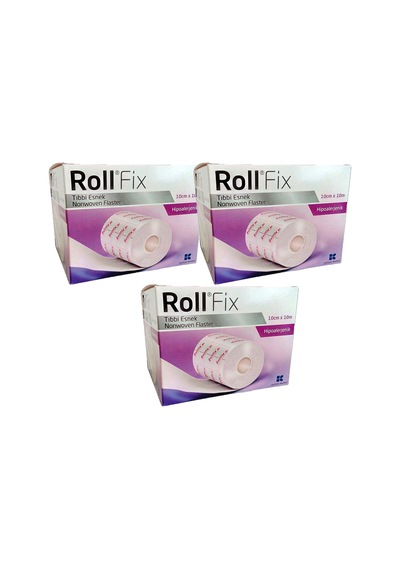 Roll Fix Esnek Flaster 10 CM x 10 M 3'lü
