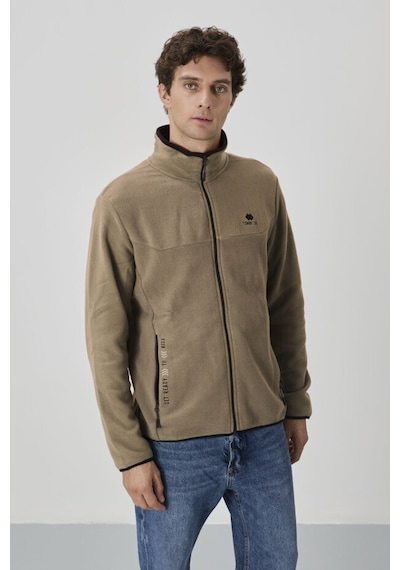 Tommy Life Standart Kalıp Dik Yaka 2li Paket Siyah-camel Erkek Polar Sweatshirt - 87992 Siyah - Haki