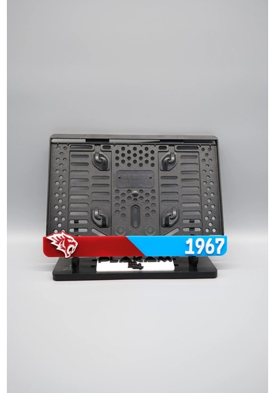 Bordo Mavi Taraftar 3d Kabartmalı Pleksi Motor Plakalığı - 848647844