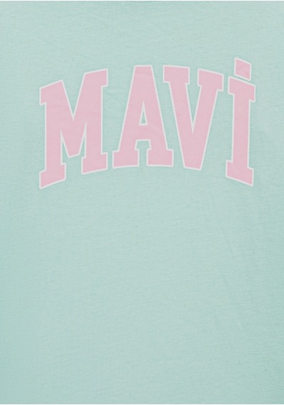 Mavi - Mavi Logo Baskılı Yeşil Tişört 7610109-71643 Yeşil