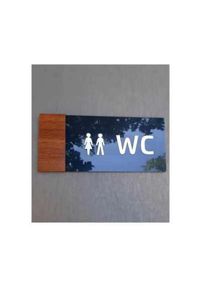 Smartad Wooden Serisi Wc Yönlendirme Tabelası Diğer
