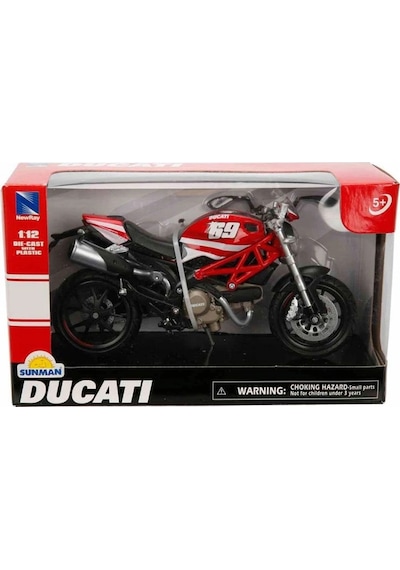 Mey İthalat 57523 Sun-nry- 1 12 Mtr Ducatı Manster 796 N 69 Krmz
