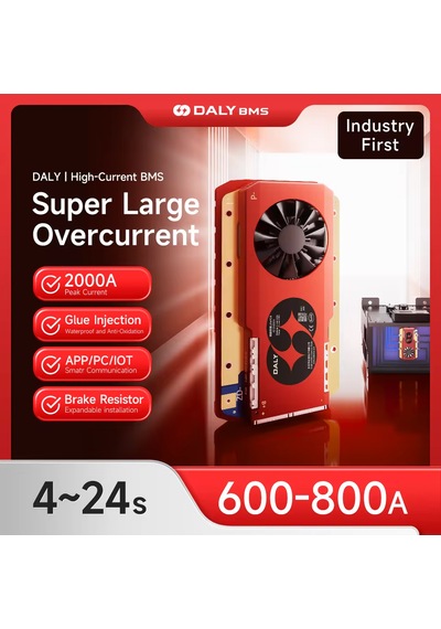 Daly Smart Bms 24-72s 800a Ultra Yüksek Akım Ev/forklıft Uyumlu