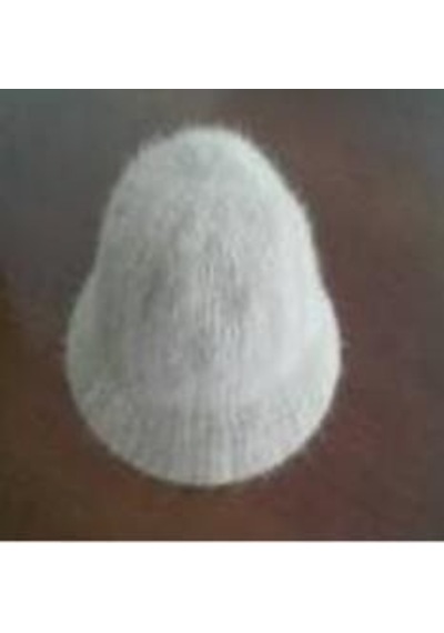 Angora Tavşan Yünü Şapka Krem