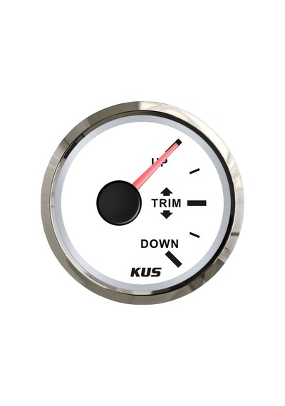 Kus Trim Göstergesi Beyaz 12/24v 52mm