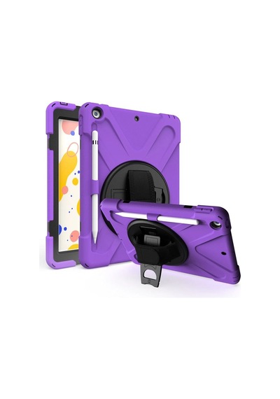 Apple iPad Uyumlu  5 Air 9.7 Kılıf Amazing Tablet Kapak - Mor