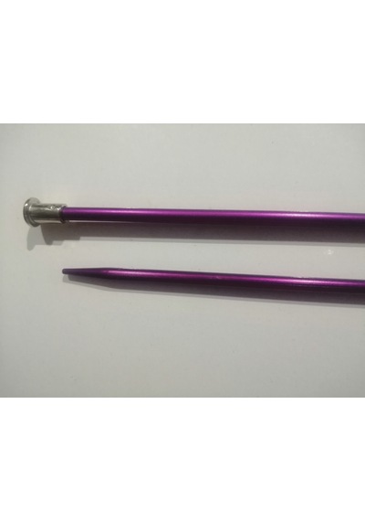 Abarta 4,0mm Renkli Metal Örgü Çocuk Şişi 25cm-mor 1 Adet