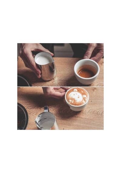 Pitcher Çelik Sürahi Kahve Süt Potu 480 Ml 2 Cup
