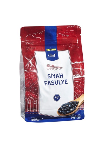 Metro Chef Siyah Fasulye 500 G - Yüksek Protein Ve Lif Kaynağı Tarı