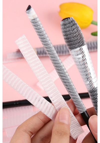 Buffer Makyaj Far Allık Kontür Eyeliner Fırça Malzemeleri Ürünleri Koruyucu File Kapak Örgü Kılıf S