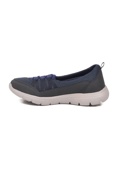 Walkway Lacivert Fileli Hafif Esnek Kadın Günlük Yürüyüş Ve Spor Ayakkabı Bst-1009 G Lacivert