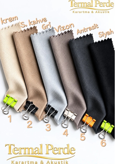 Dimout Karartma Blackout Perde - Siyah