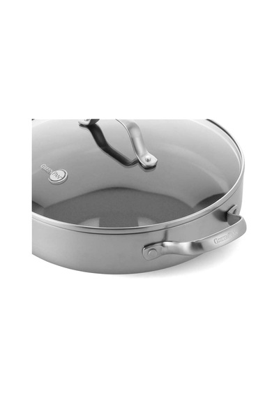 Greenpan Geneva 3ply 28 Cm Sığ Tencere 3,58 L / Elmaslarla Güçlendirilmiş Thermolon Seramik Yüzey / Diğer