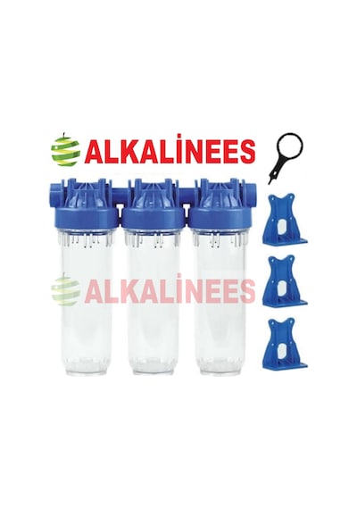 Daire Bina Sayaç Girişi 10" 3 Aşama Su Arıtma
