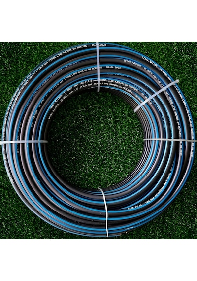Tr 10 Metre Termo Kauçuklu Bahçe Hortumu Dayanıklı 3 Katlı Sağlam Su Sulama Yıkama Hortum 12.5 Mm 1/2