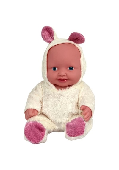 Global Toys 8 Farklı Ses Konuşan Tavşan Figürlü Roza Et Bebek