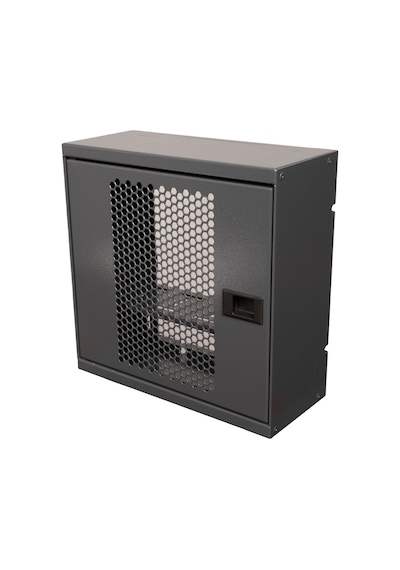 Alfafonet Wifi Box 280 Duvar Tipi Modem Ve Wifi Kutusu 280x120x280 Mm Antrasit Gri Perfore Metal Kapak Montajlı
