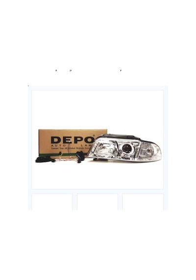 Audi A4 B5 Yıl 94-01 Arası Depo Sol Far Elektrikli 8d0941029ak