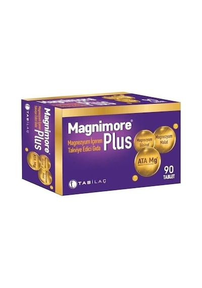 Magnimore Magnezyum Plus İçeren Takviye Edici Gıda 90 Tablet