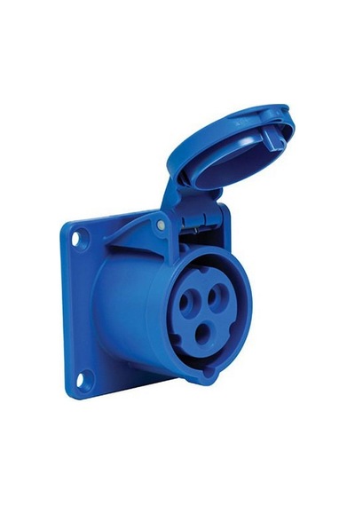 Mete Enerji 3x16a. Ip44 Makine Prizi -düz- Vidalı Bağl. 406502v