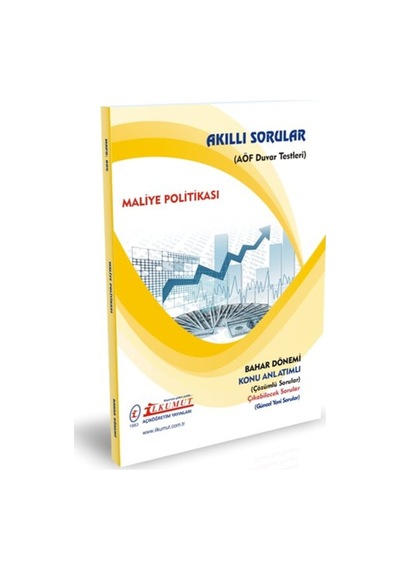 İlkumut Yayınları - Maliye Politikası - Konu Anlatımlı - Çözümlü Sorular