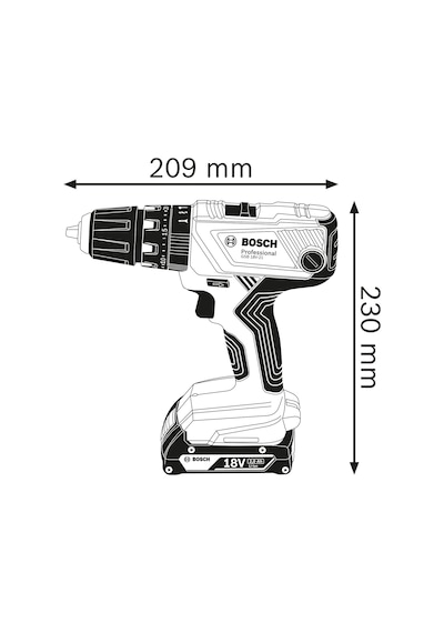Bosch Professional GSB 18V-21 Akülü Darbeli Delme Vidalama (Akü & Şarj Hariç) - 06019H1176