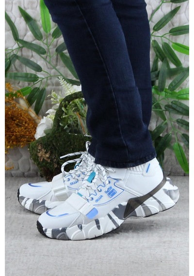 Fort Guja 24k573 Rahat Esnek Sneaker Erkek Spor Ayakkabı Beyaz