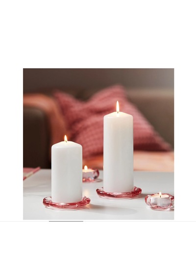Ikea Bladfågel Tealight Mumluk, Pembe, 3 Cm