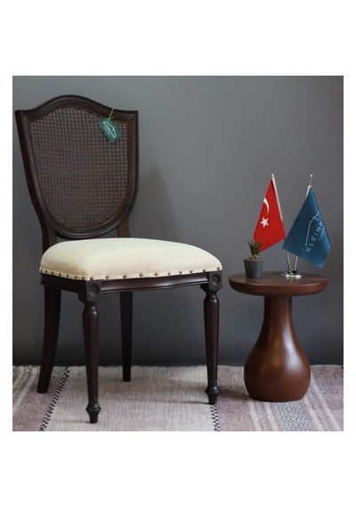 Kleinhaus - Retro Klasik Ahşap Sandalye - Yemek Odası Sandalyesi Venge