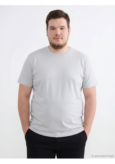 Lcwaıkıkı Classic Gri Slim Fit Basic Soft Touch Tişört