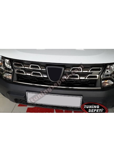 Dacia Duster 2010 - 2017 Ön Panjur Çıtası Paslanmaz Çelik
