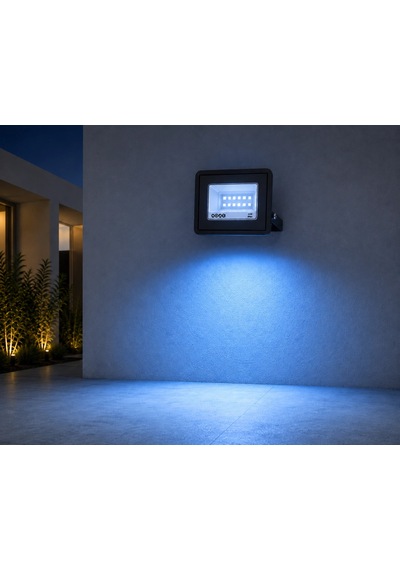 1 Adet Noas Yl70 1013 Ultra Slim 10w Led Projektör Mavi